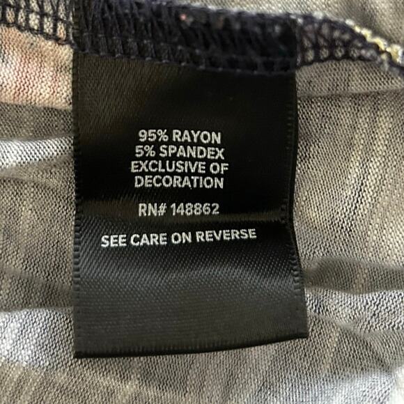 Torrid Super Soft Knits Babydoll Tank Top Sleeveless Women Floral Blue Size 1X - Picture 6 of 7